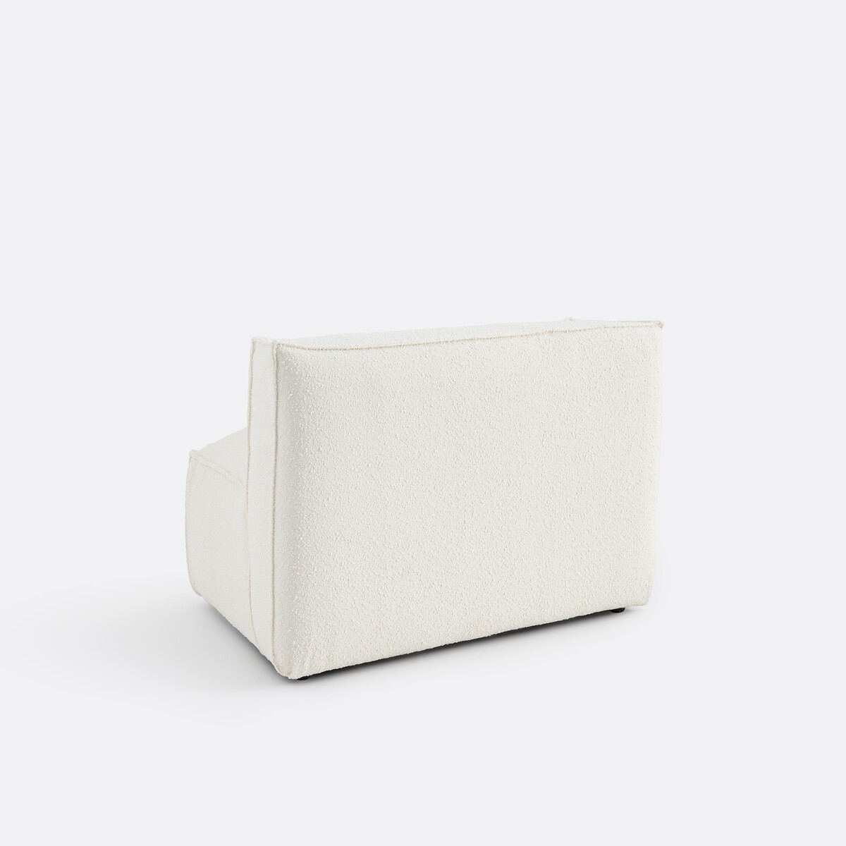 Elément d'angle ouvert pour canapé modulable, en bouclette, SEVEN ecru, LA REDOUTE INTERIEURS