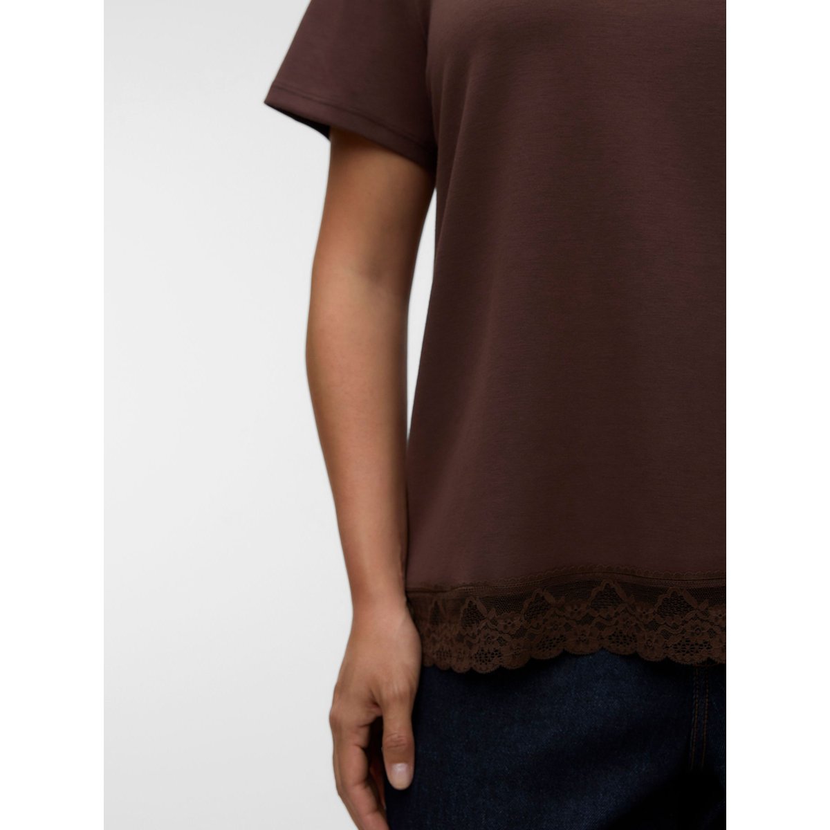 Top chocolate brown, VERO MODA
