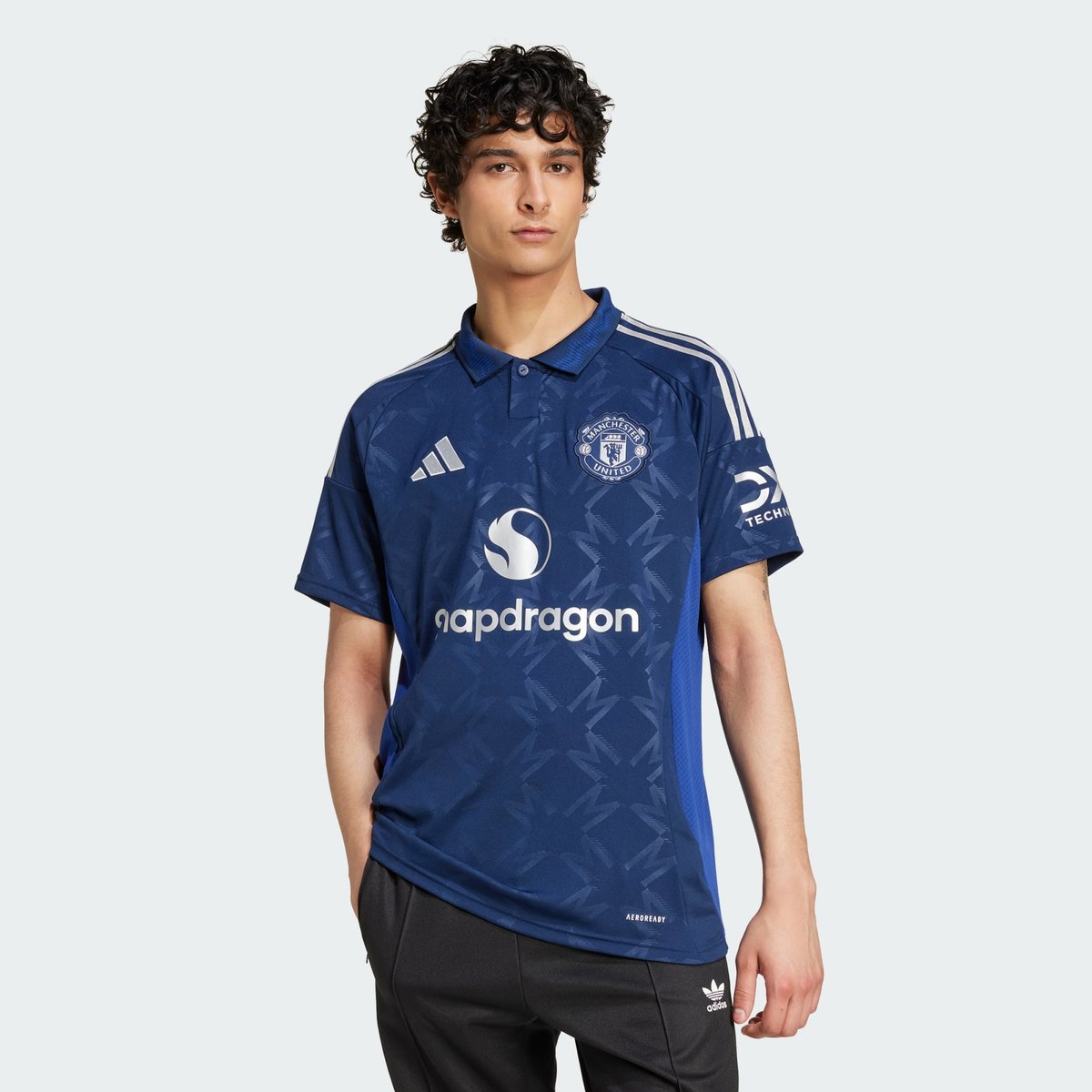 Maillot Extérieur Manchester United 24/25 night indigo, adidas Performance