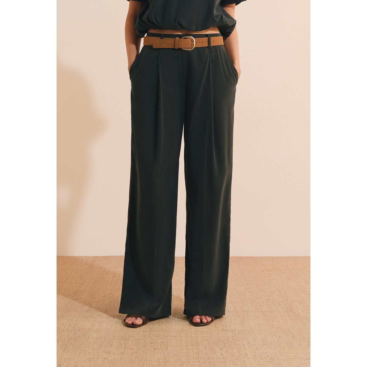 Pantalon large PAMMY noir, ETAM