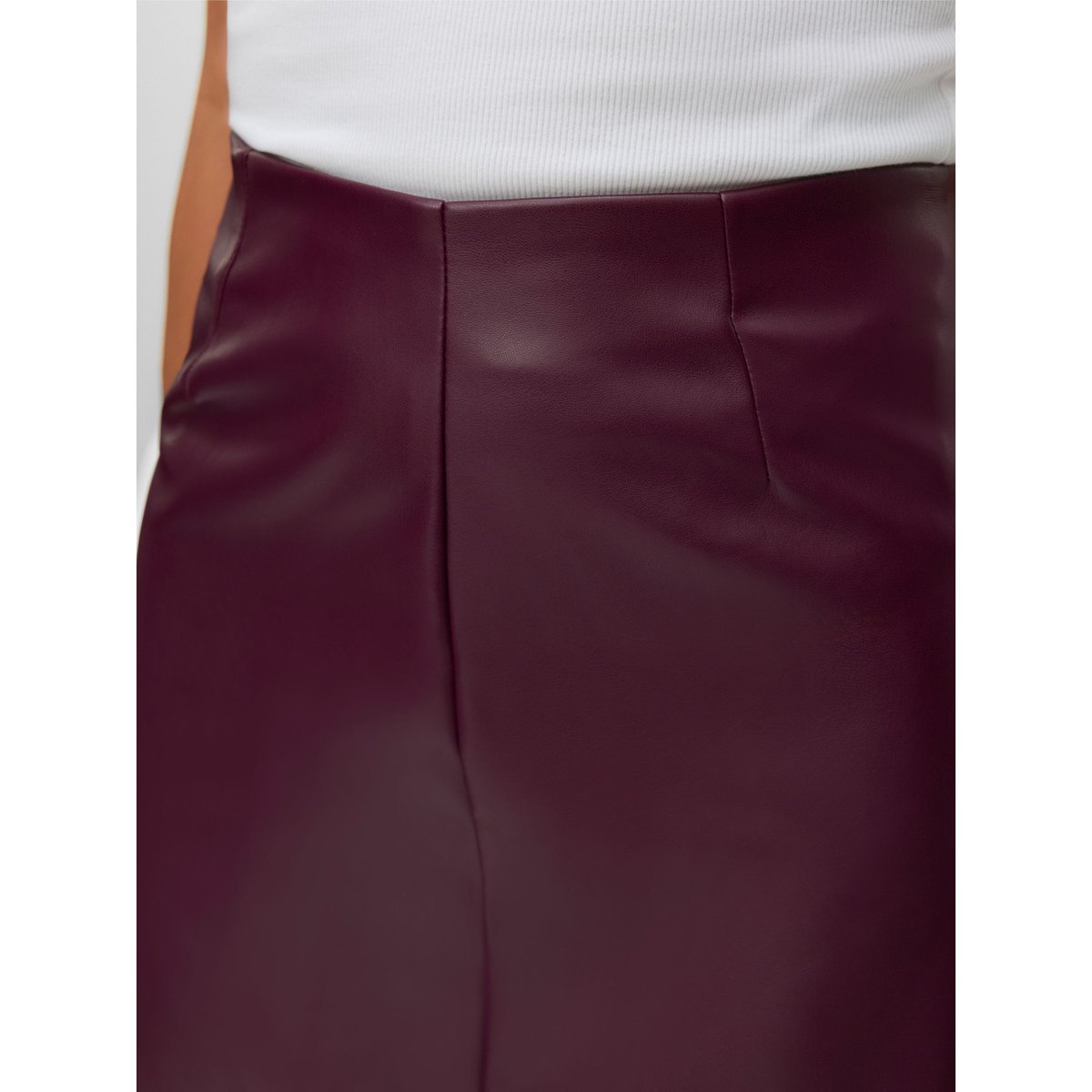 Jupe courte en simili 100% polyester winetasting, VERO MODA