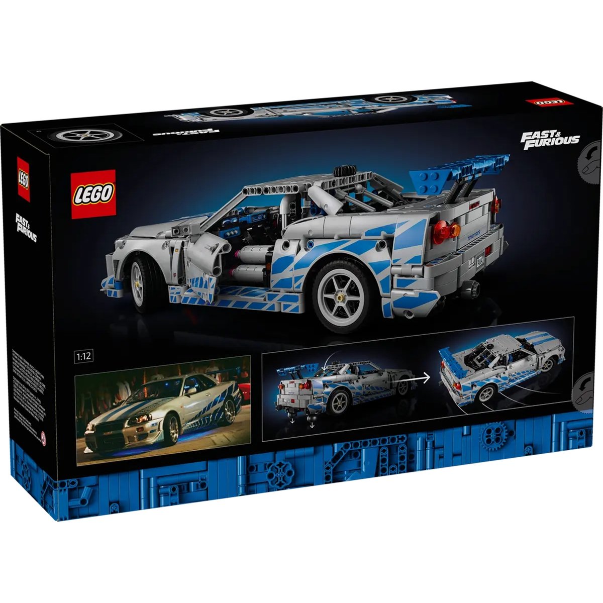 Maquette LEGO Technic - Nissan Skyline GT-R (R34) 2 Fast 2 Furious - 42210 multicolore, LEGO