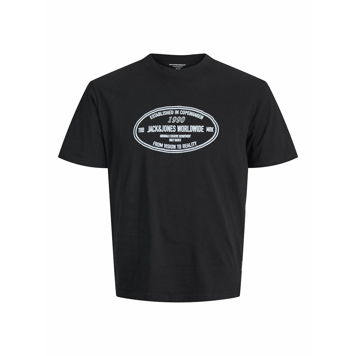 Joryork Crew Neck T-Shirt black, JACK & JONES