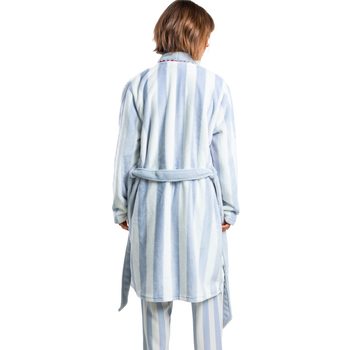 Robe de chambre Light Stripes bleu, ADMAS