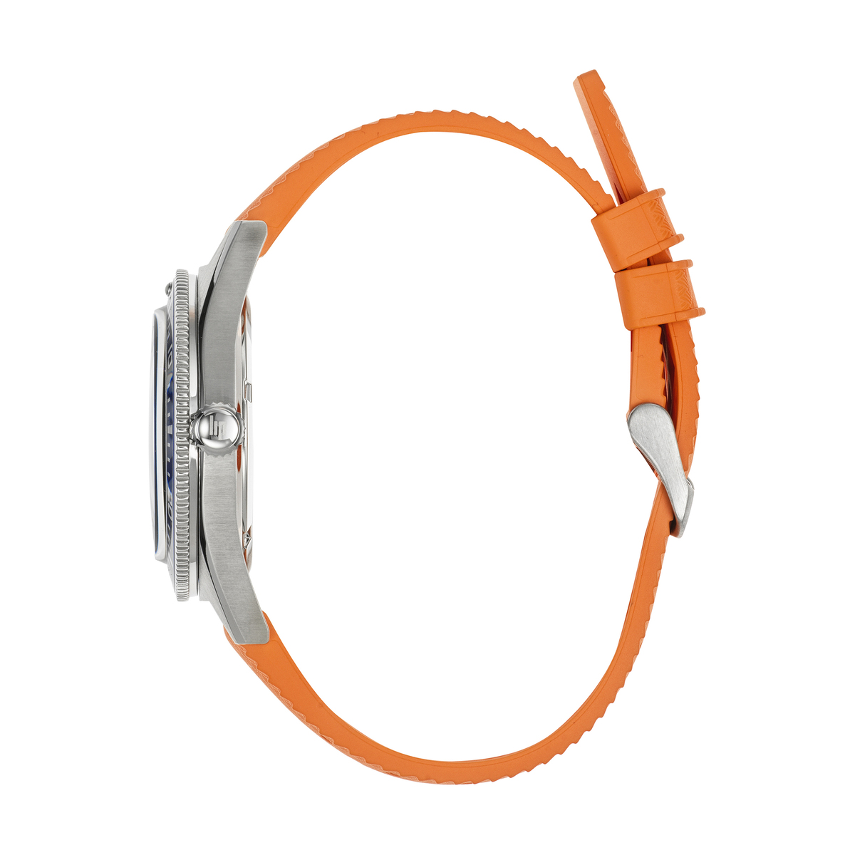 Montre Analogique  NAUTIC argenté bleu orange, LIP