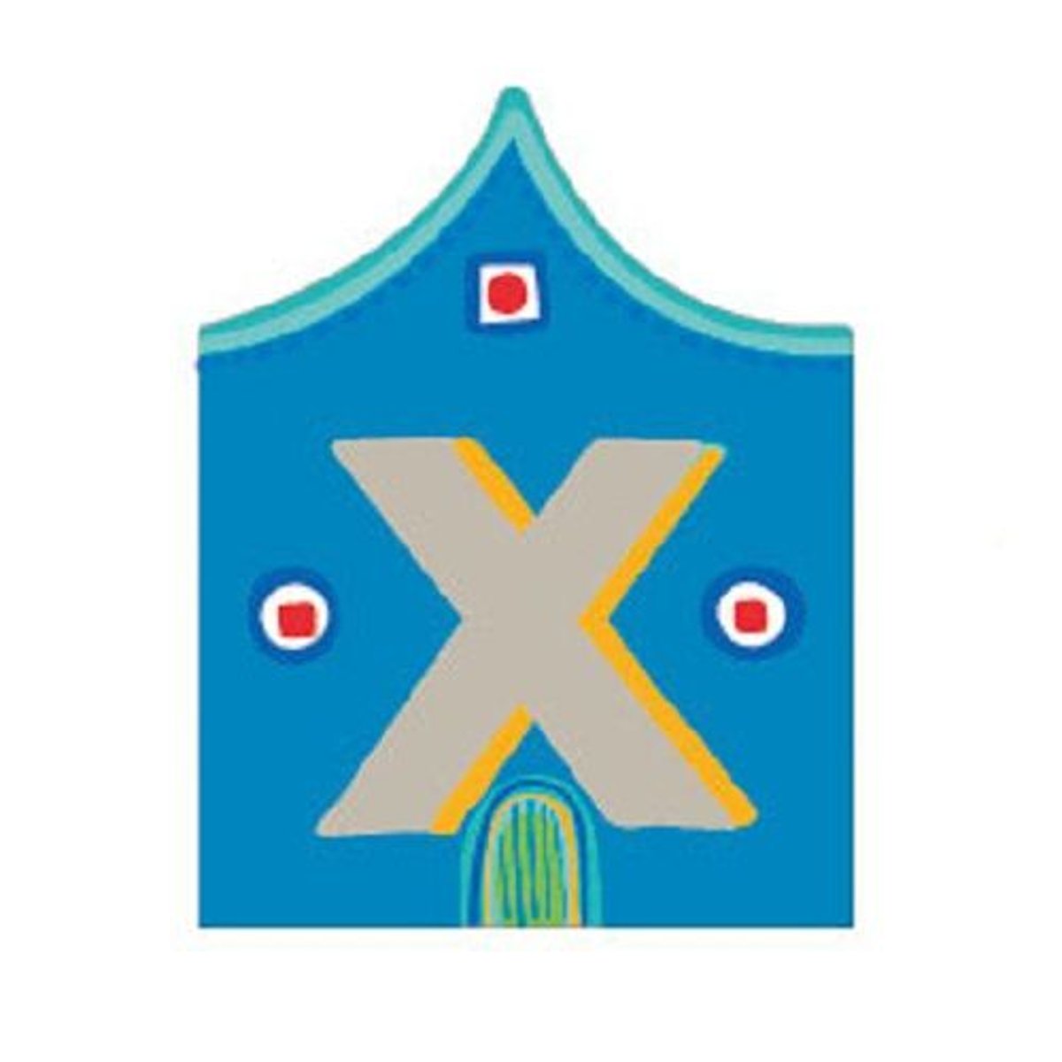 Lettre X maison autres, DJECO