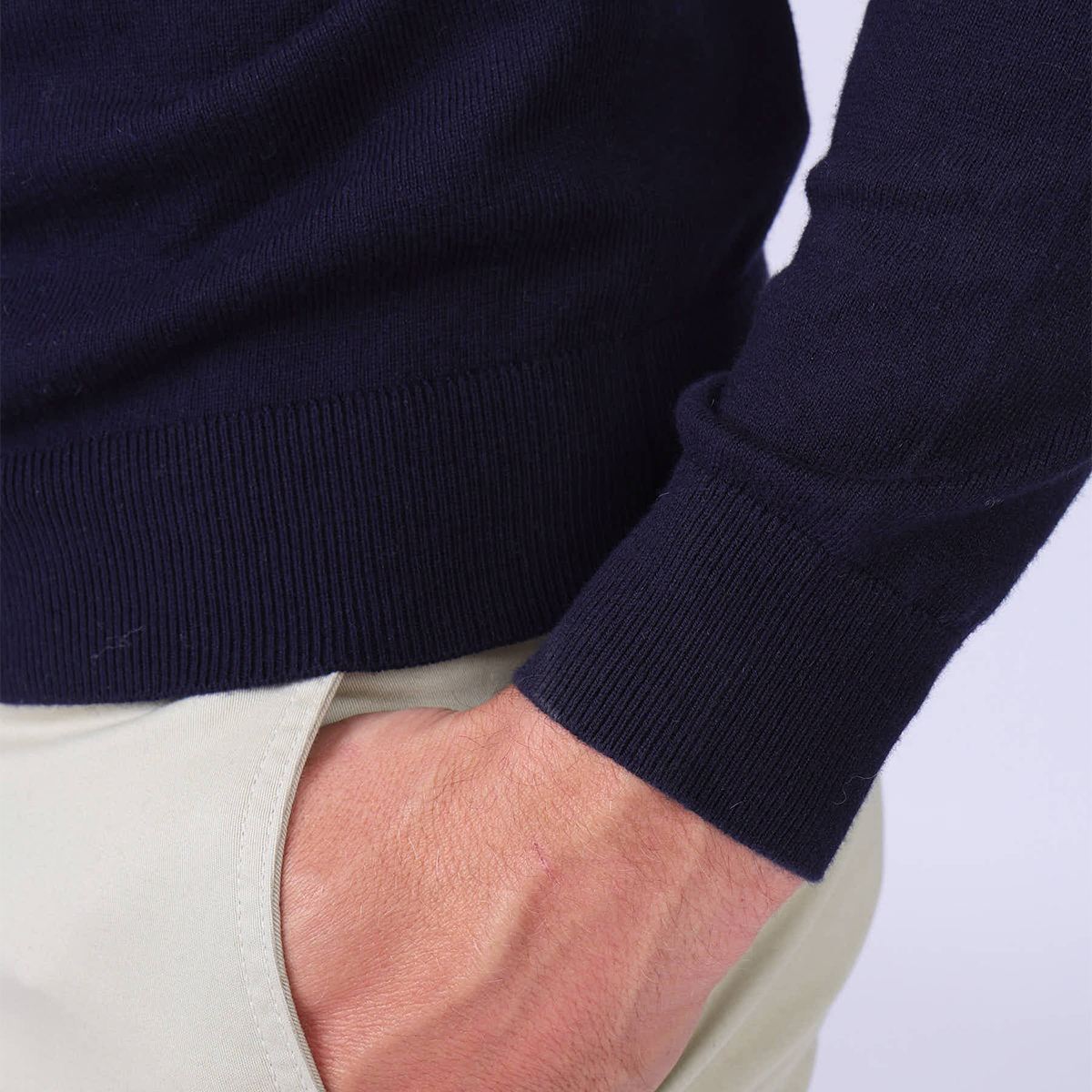 Pull Curtis bleu marine, MISE AU GREEN
