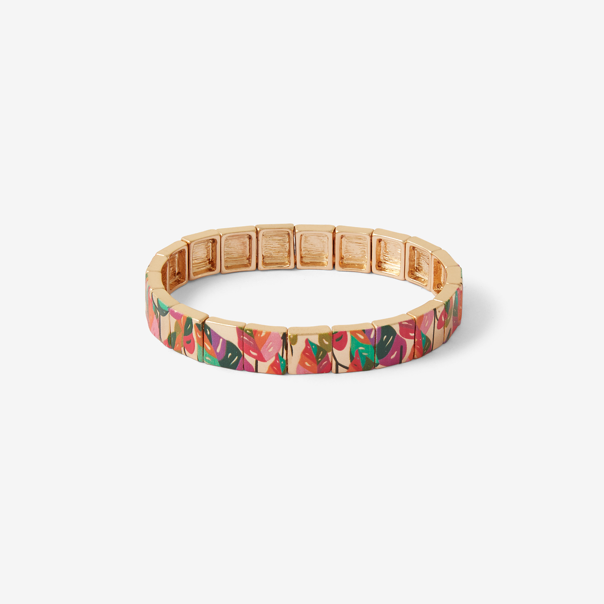 Bracelet Balagane imprimé tropical multicolore, BALABOOSTE