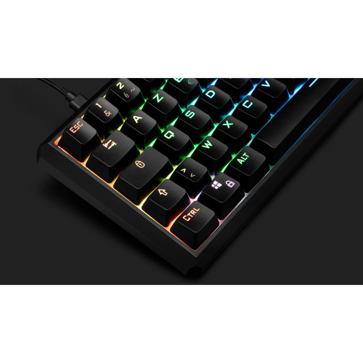 Clavier gamer KEYZ THALL SM FR couleur unique, THE G-LAB
