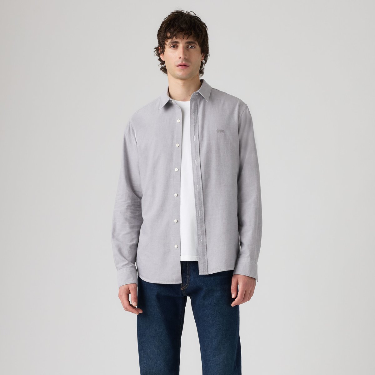 Chemise Battery Housemark Standard gris - smoked pearl, LEVI'S