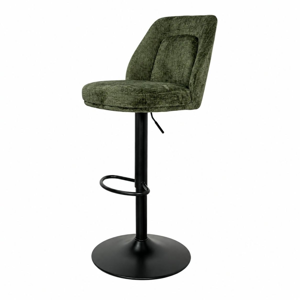Chaise de bar pivotante et réglable (lot de 2) IENA vert, PIER IMPORT