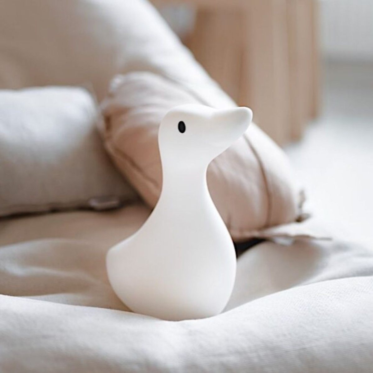Veilleuse tactile rechargeable beige, FLOW