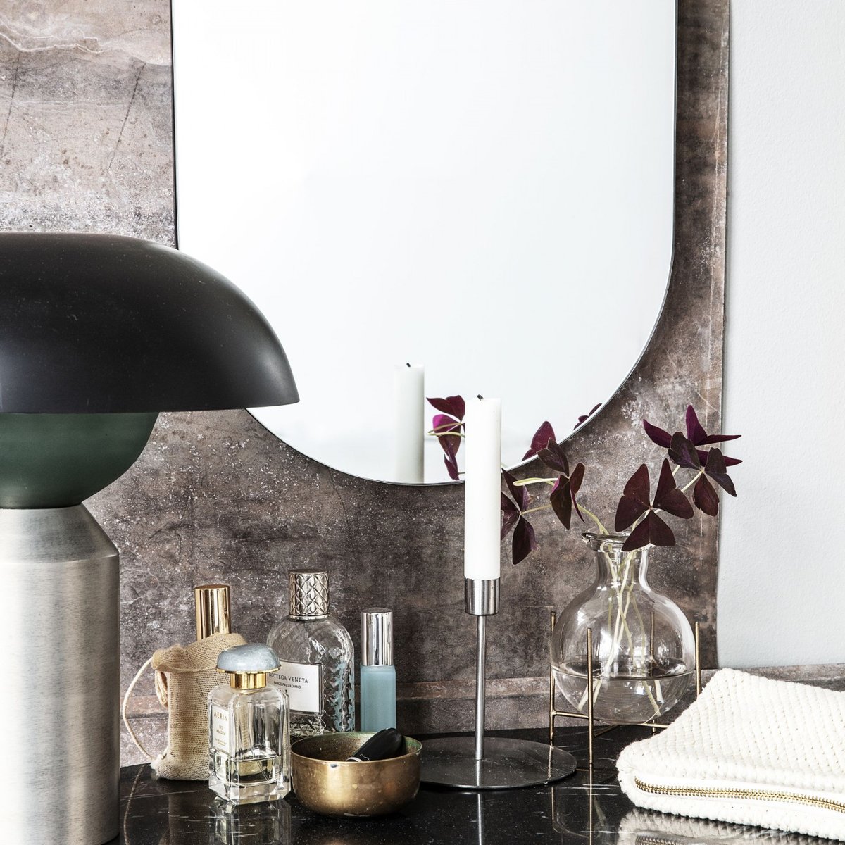 Miroir Ovale Walls 70 x 35 cm transparent, HOUSE DOCTOR