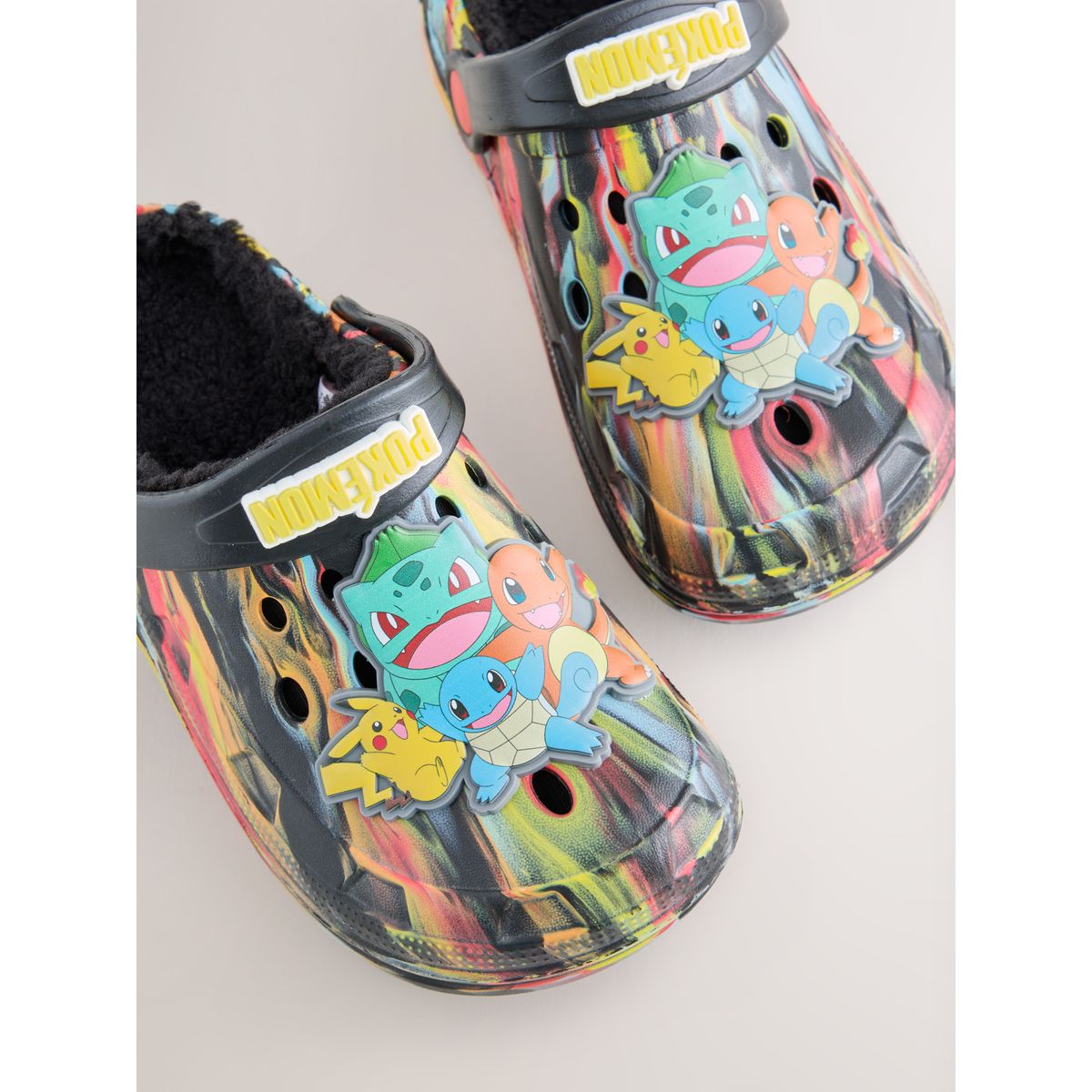 Chaussons sabots fourrés pokémon marbre, NEXT