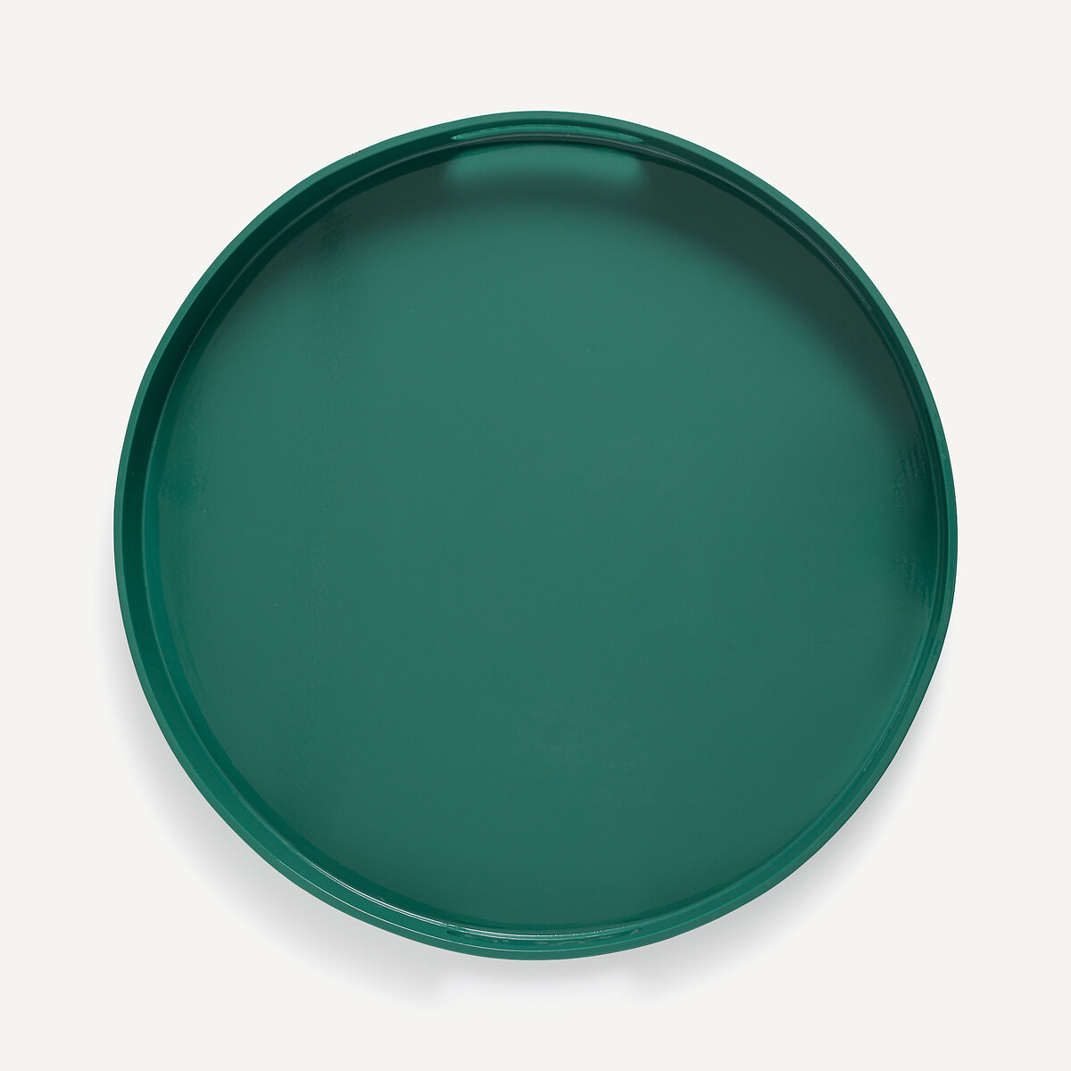 Plateau rond laqué, Barniz vert, AM.PM