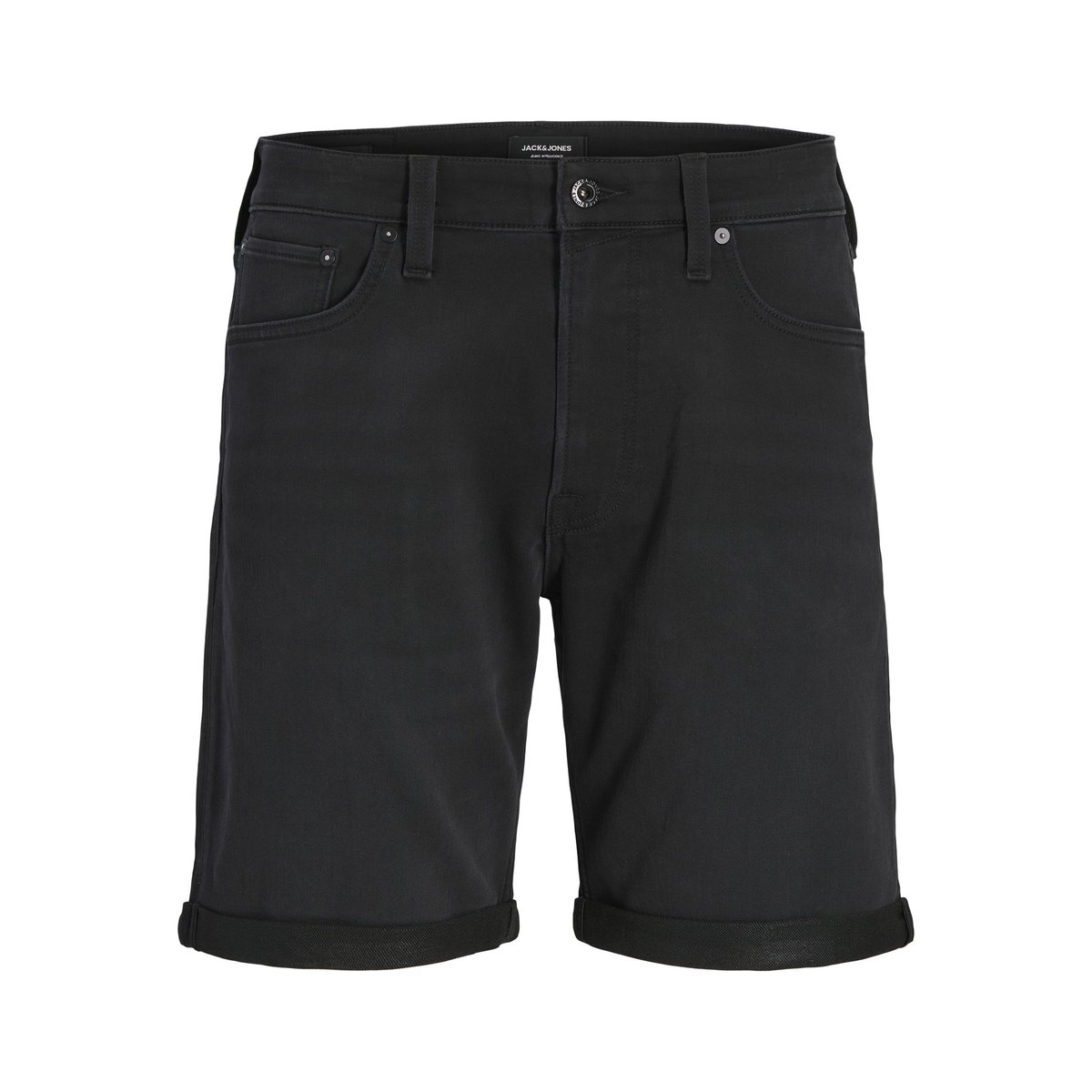 Short En Denim black denim 1, JACK & JONES