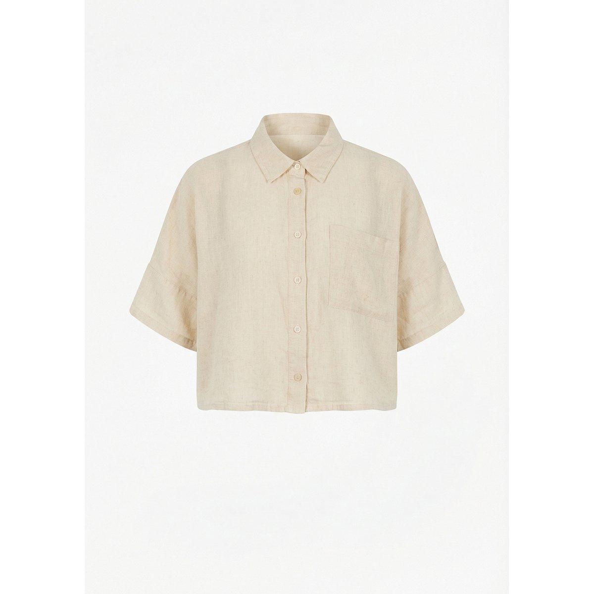 Chemise en lin naturel, HUMILITY