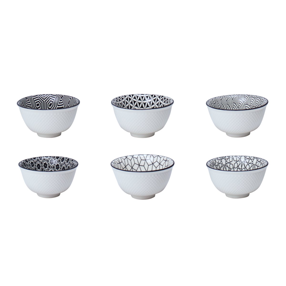 Lot de 6 petites coupelles, KIYOSE multicolore, ARTIME