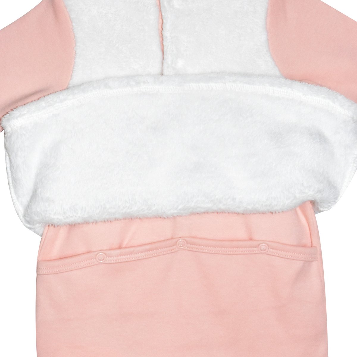 Combirobe margaux maille sucre d'orge rose, SUCRE D'ORGE