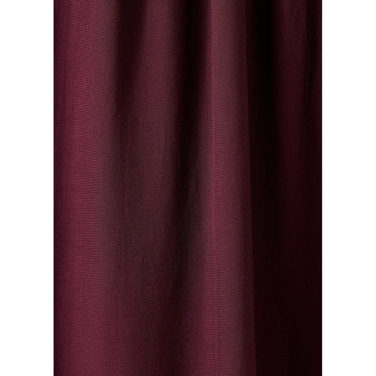 Robe longue brodée manches longues col V bordeaux / noir, LA FEE MARABOUTEE