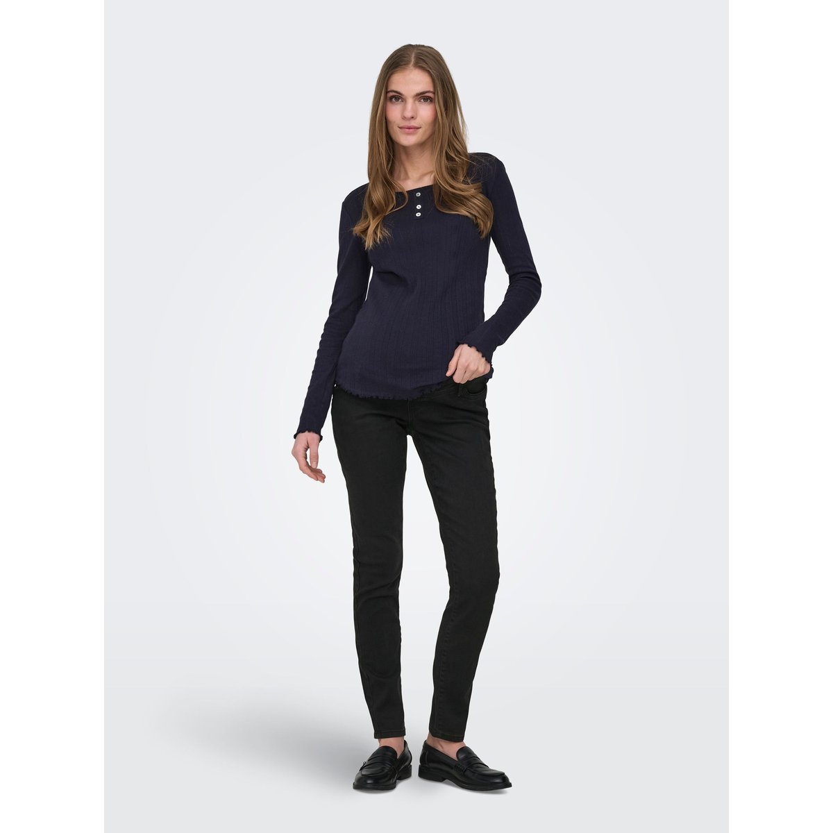 Jean Skinny black denim 1, ONLY