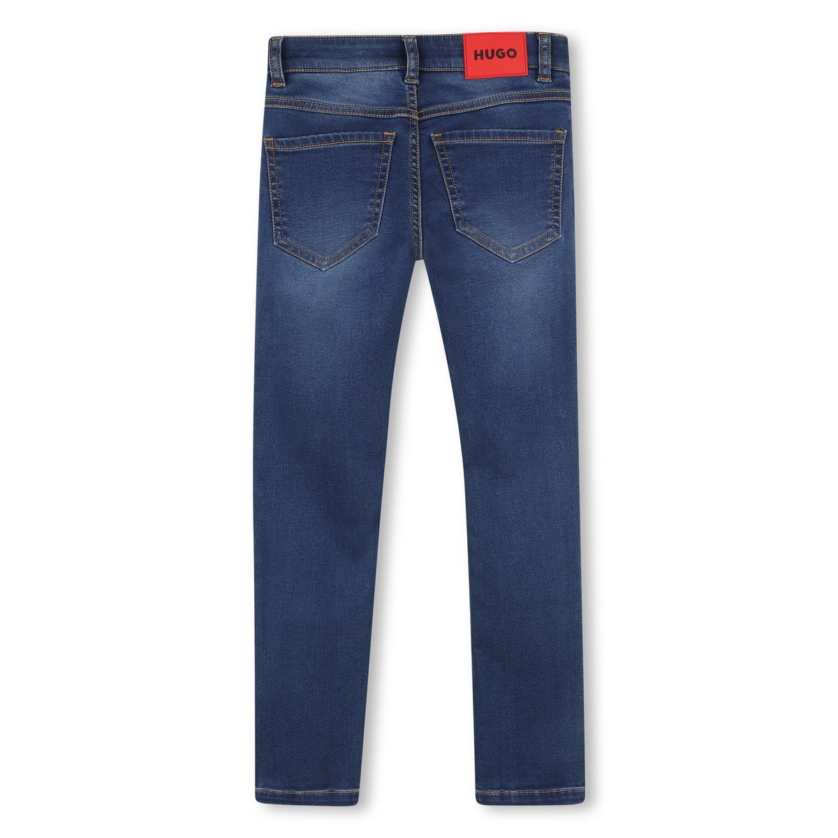 Pantalon en denim dble stone+brossage, HUGO KIDSWEAR
