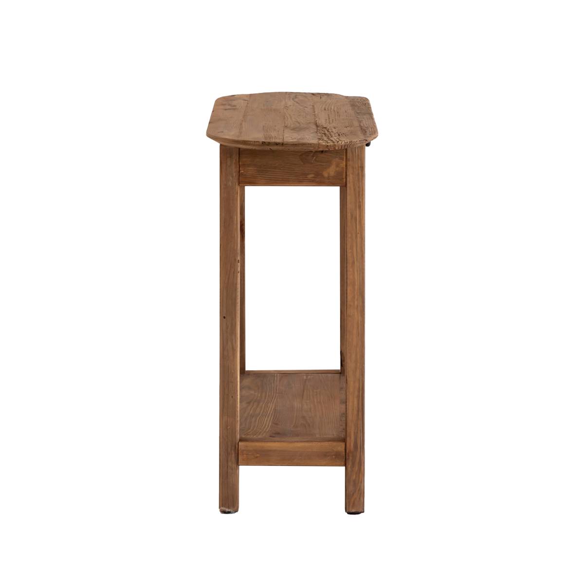 Console en bois de pin ovale BLAISE bois clair, MADE IN MEUBLES