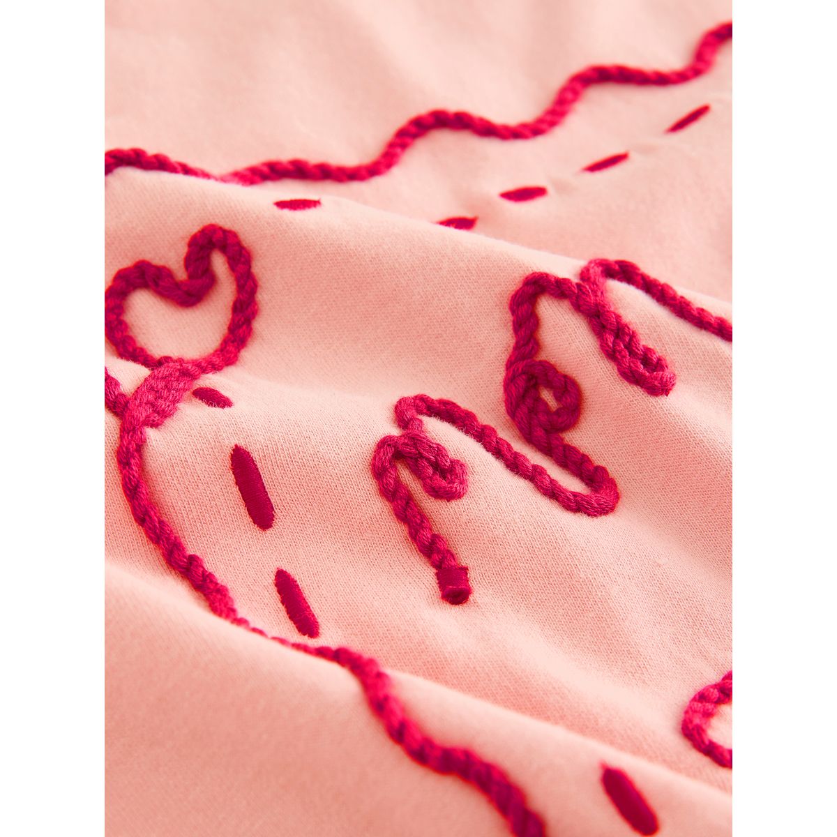 T-shirt oversize à motif cerise cornelli rose, NEXT