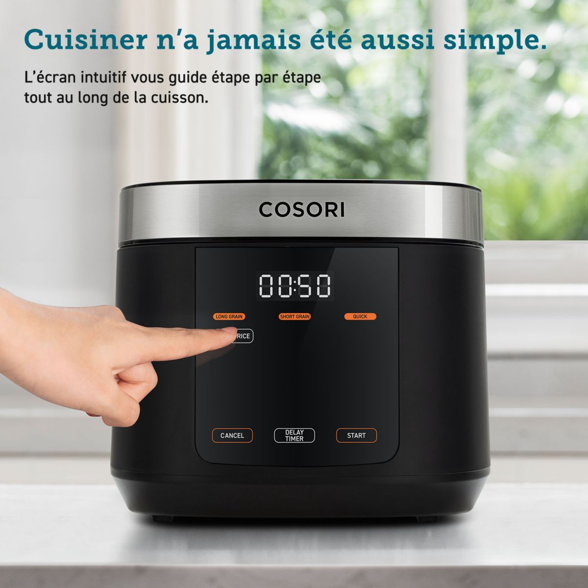Cuiseur riz KOSP0020EUN Multi-cooker,Noir,  5 L couleur unique, COSORI