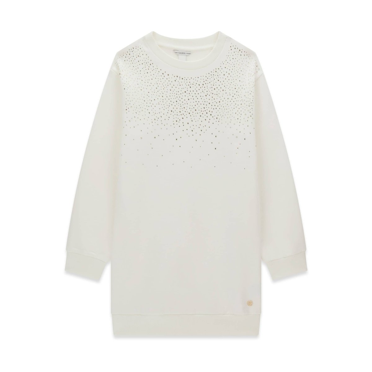 Robe En Polaire Brossée blanc, GUESS KIDS