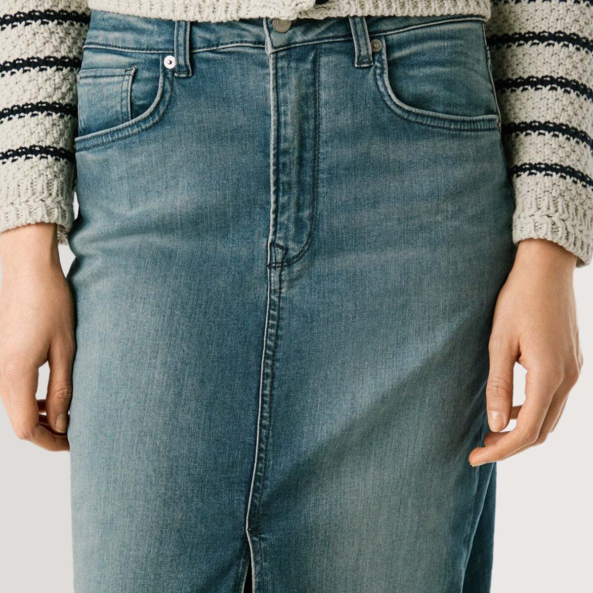 Jean Coupe Skinny, Taille Moyenne - Regent authentic smoke blue powerflex, PEPE JEANS