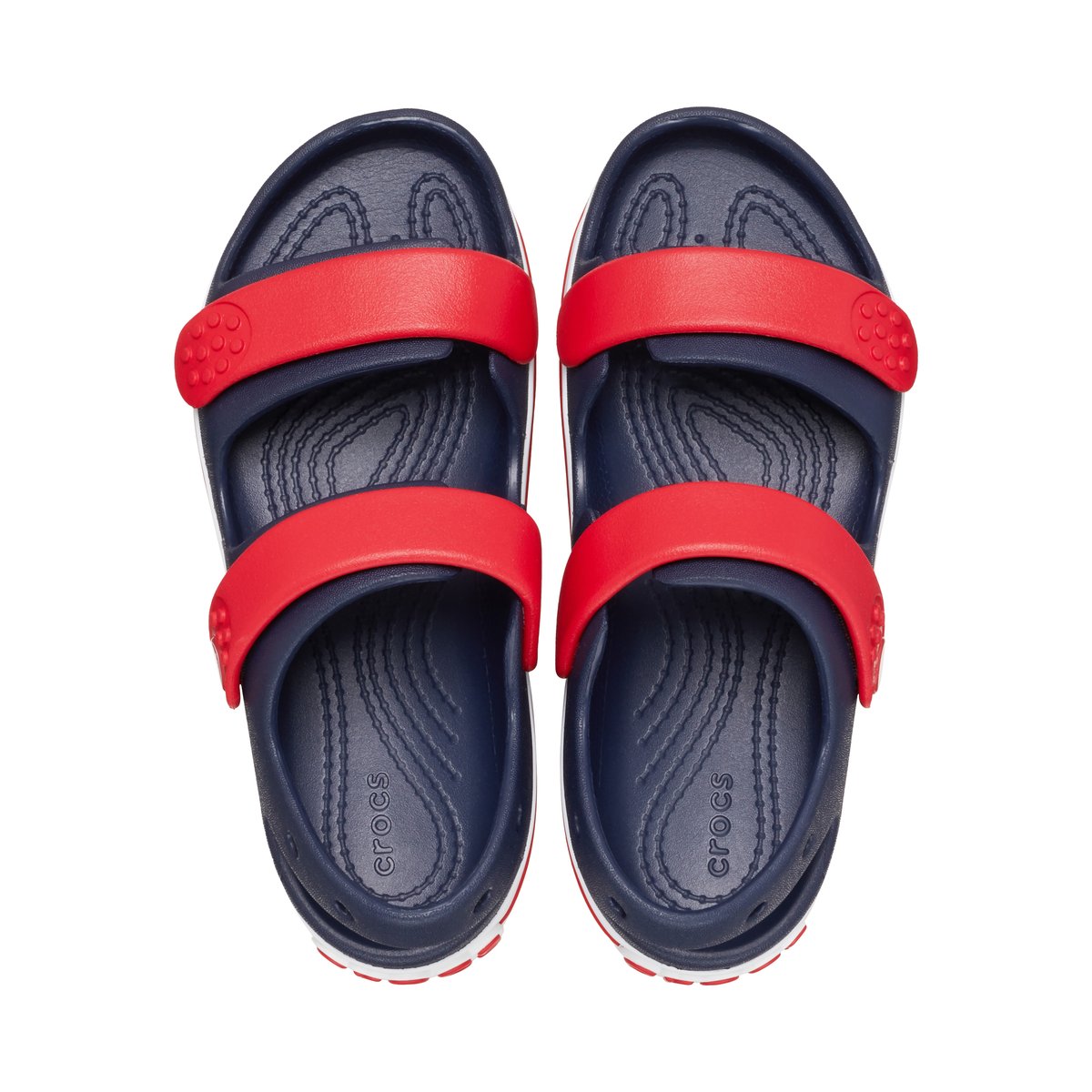 Sandales à Scratch Croband Cruiser navy-rouge, CROCS