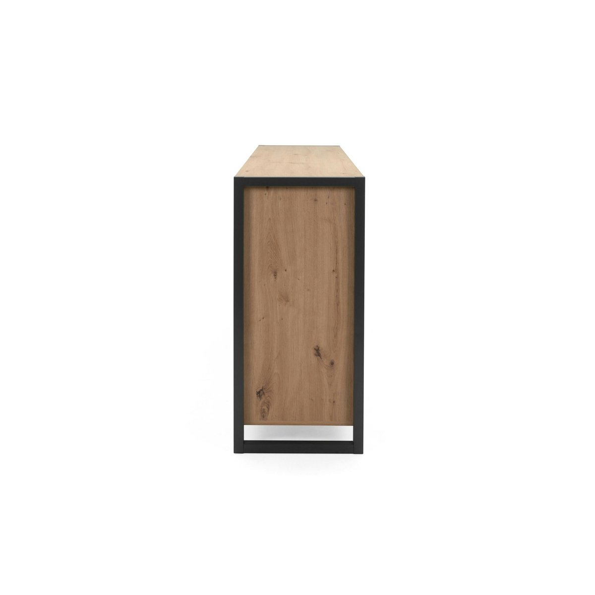 Buffet enfilade 160 cm, 3 portes 3 tiroirs ALVA chêne, PIER IMPORT