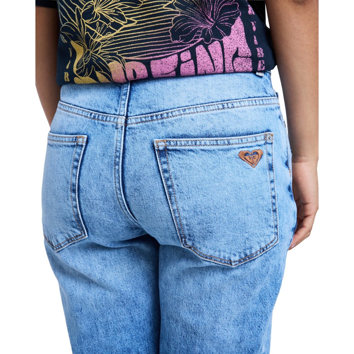 Jean droit en jean PATTI STRAIGHT BEAU. bleu beau blue, ROXY