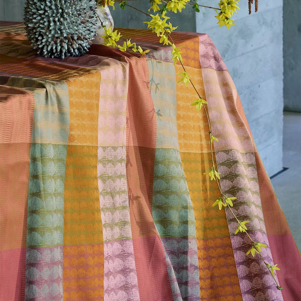 Nappe pur coton MILLE HALOS prunus, GARNIER THIEBAUT