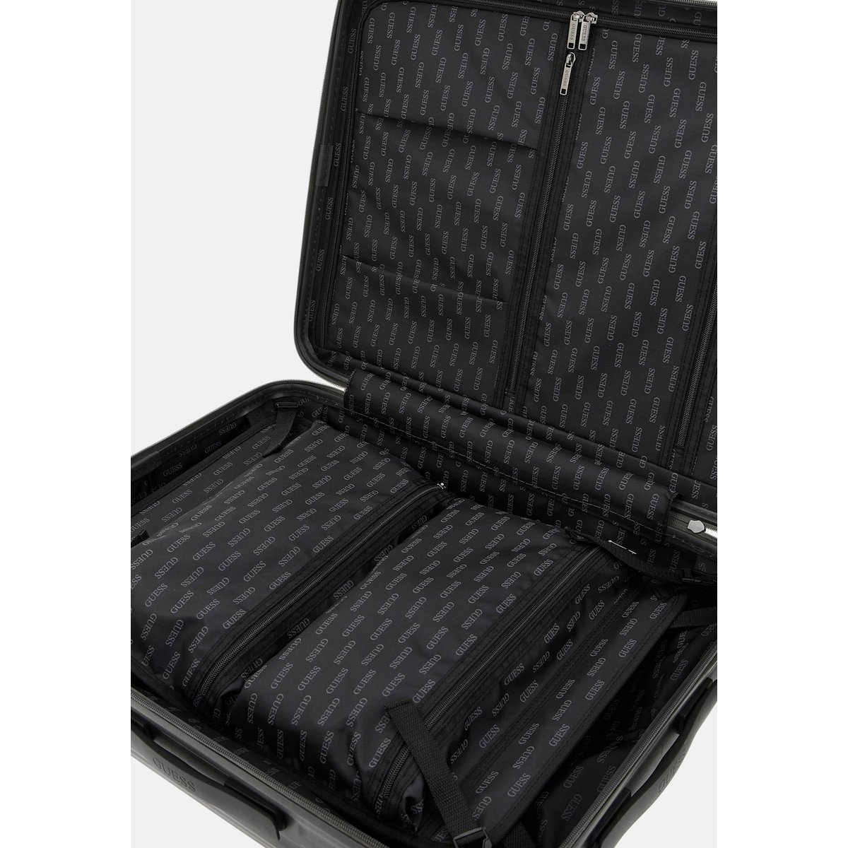 Trolley Moyen Olbia Rigide gris, GUESS