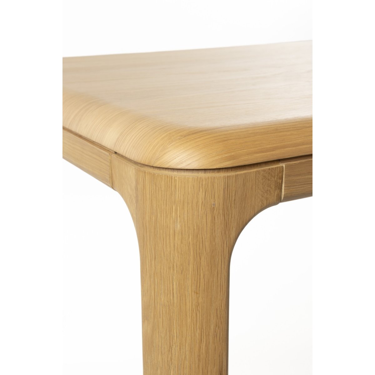 Table à manger carré en bois, L.180 , OEVER beige, ZUIVER