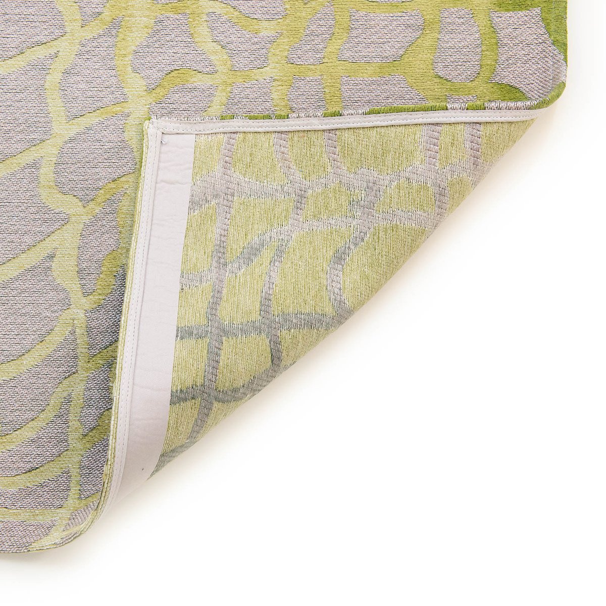 Tapis intérieur/extérieur tissé plat FADY vert, NOVATREND