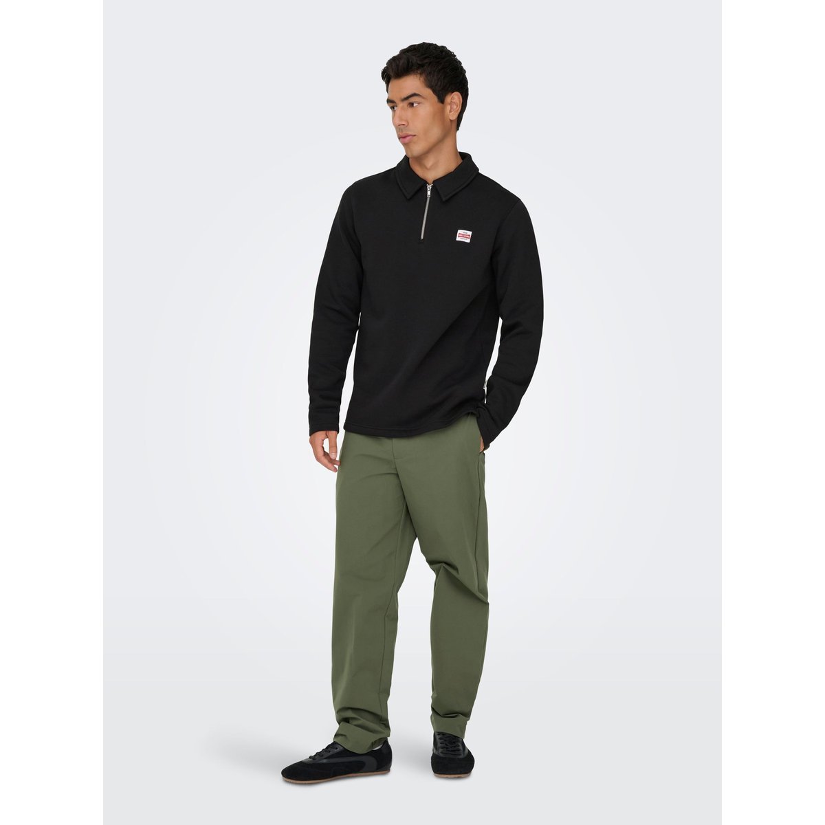 Sweat-Shirt noire - jet black, ONLY & SONS