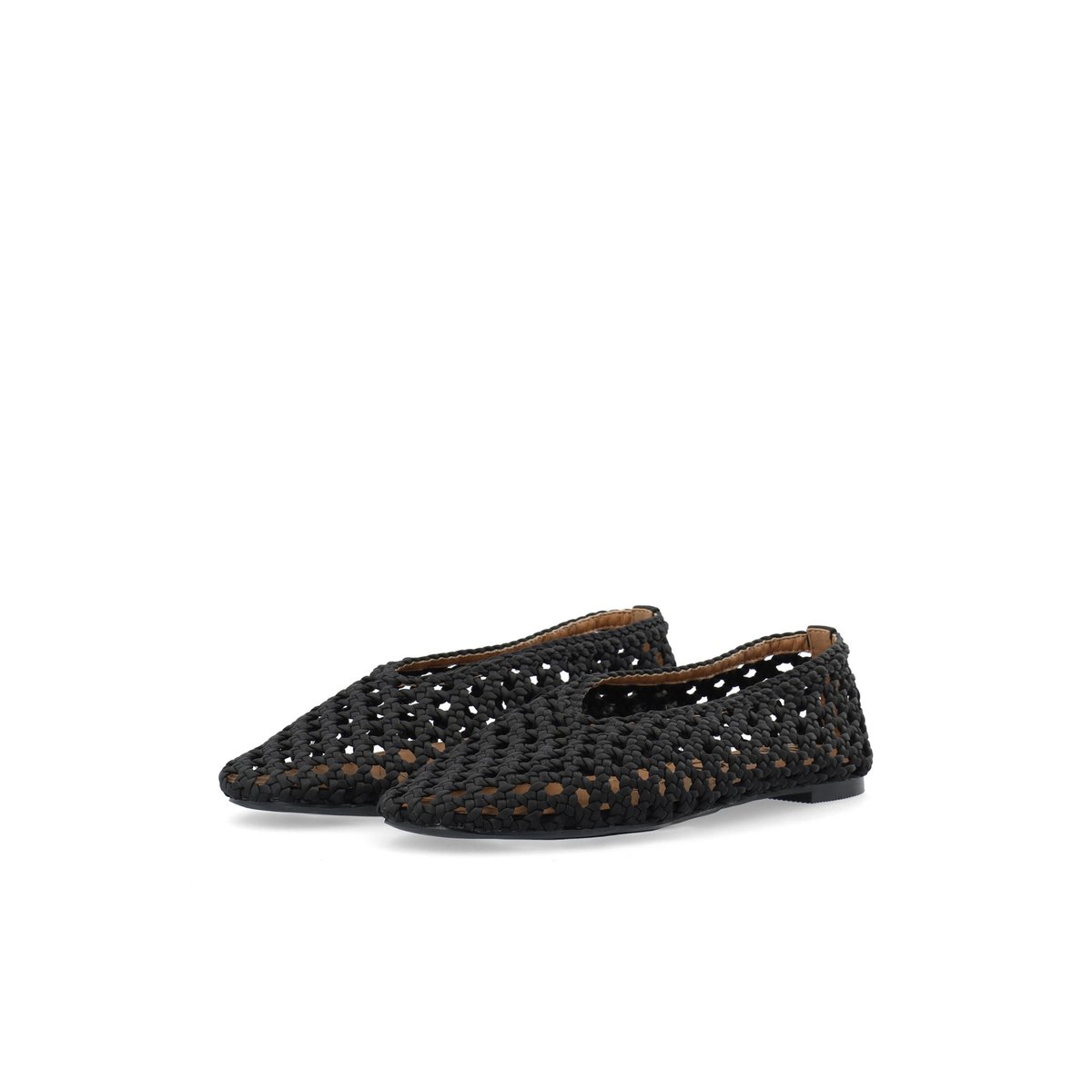 Ballerines black1, BIANCO