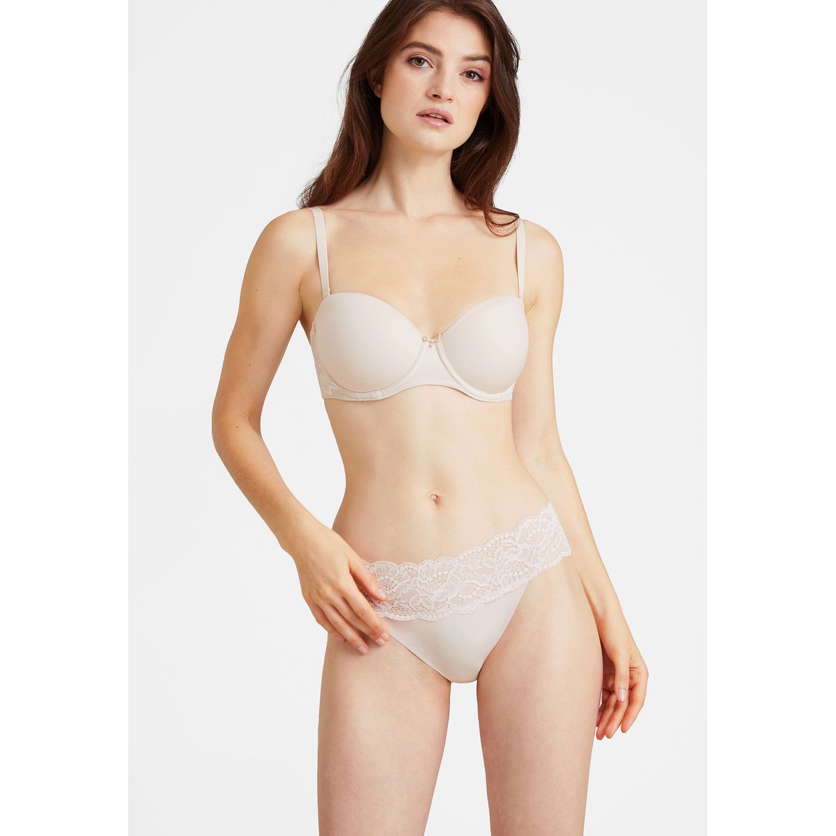 Culotte Tanga Sweetessence rose, AUBADE