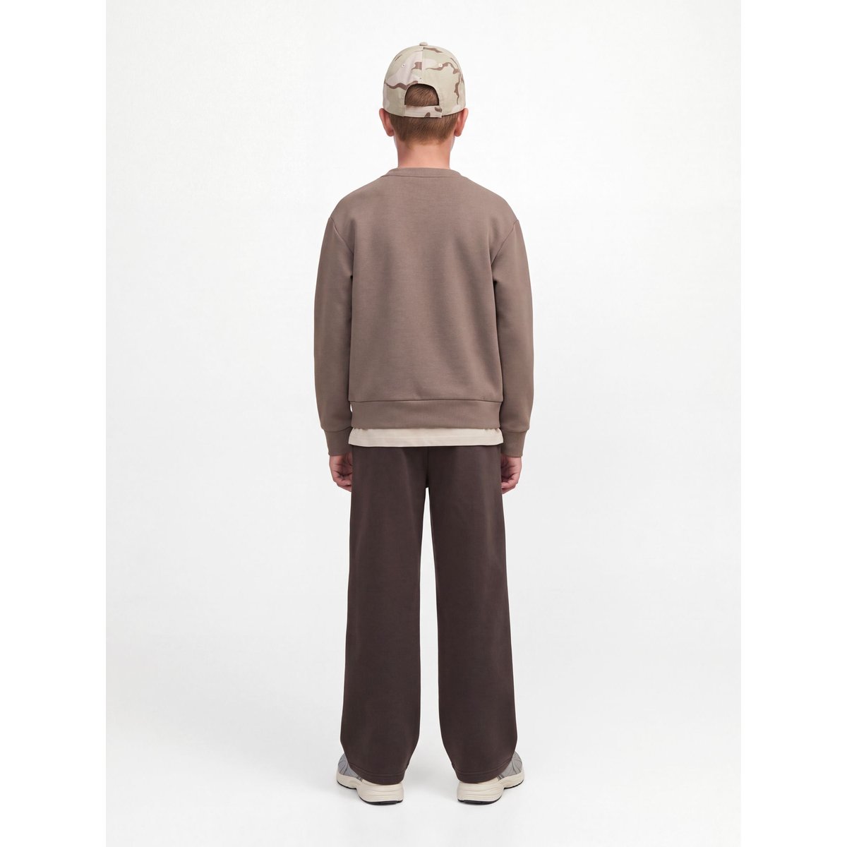 Pantalon À Jambe Large marron - chocolate torte 1, JACK & JONES JUNIOR
