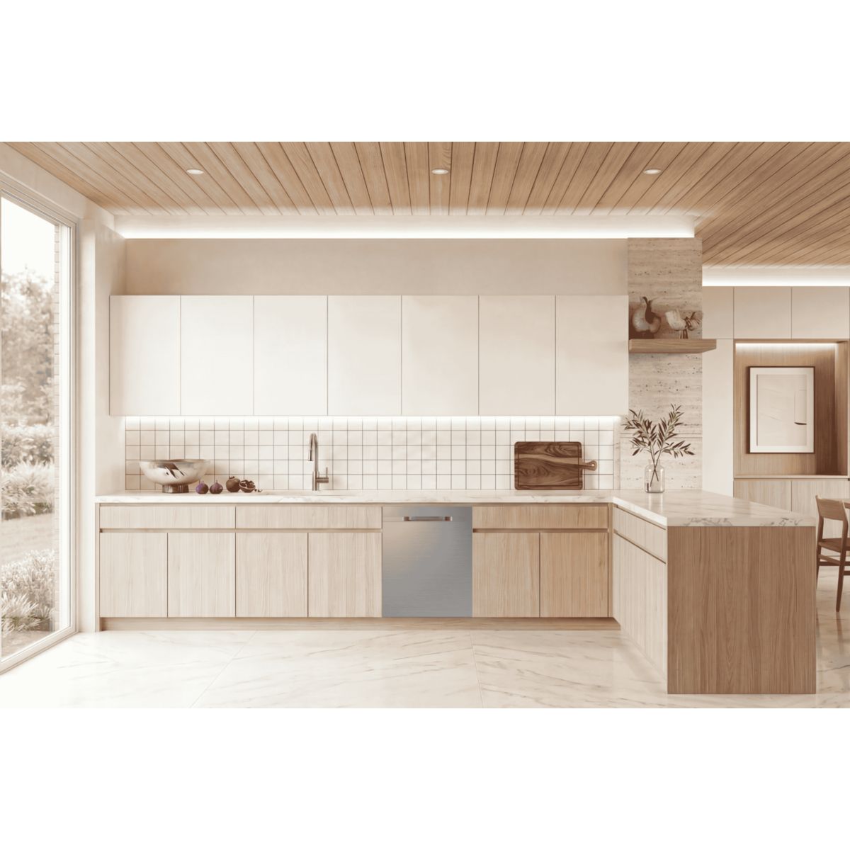Lave vaisselle 60 cm DW70H73YCFRU1 inox, SAMSUNG