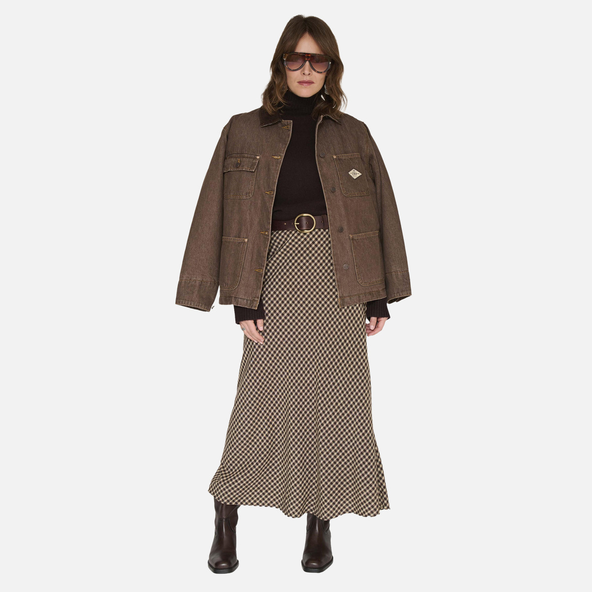 Jupe JOLIO checks, MKT STUDIO
