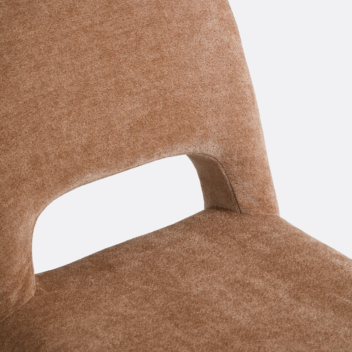 Chaise XL gainée tissu, ZÉLIE ocre, LA REDOUTE INTERIEURS