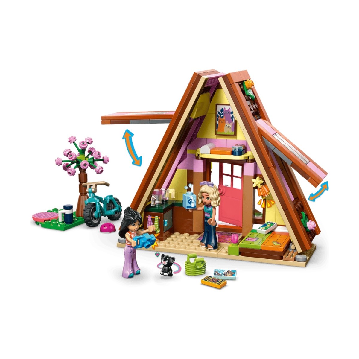 Friends La cabane dans la nature multicolore, LEGO