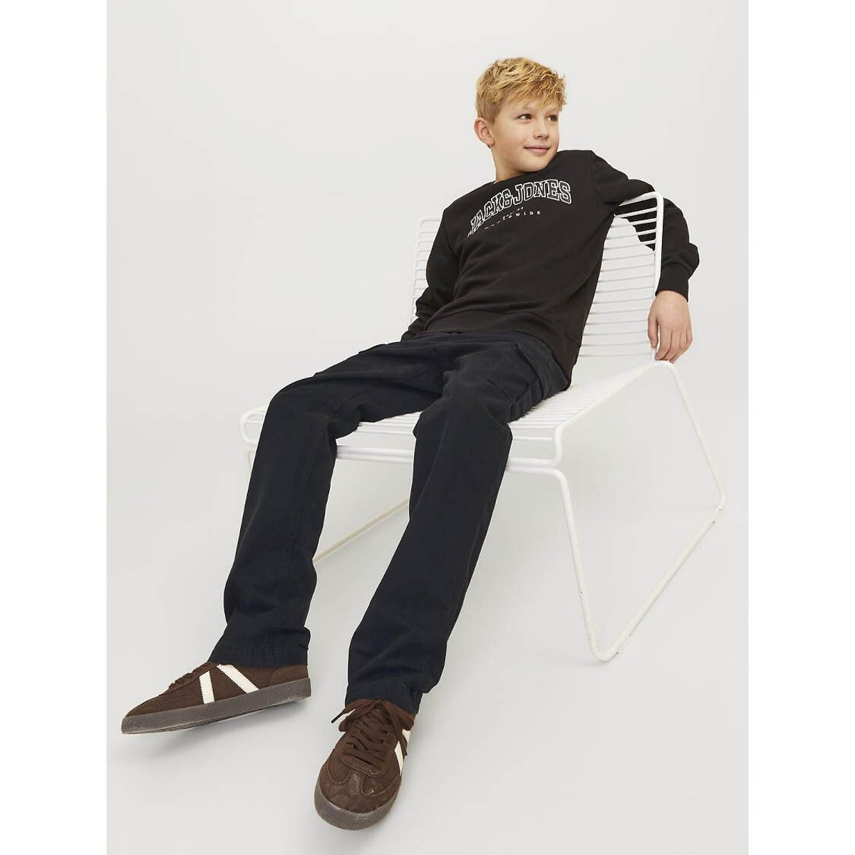 Cargo Trousers black, JACK & JONES JUNIOR