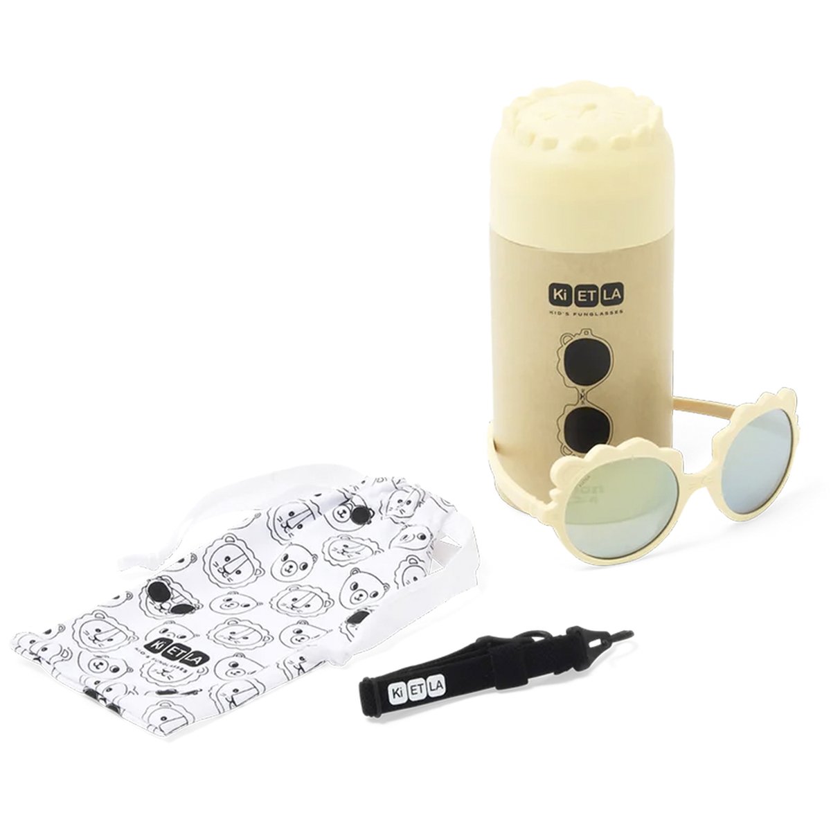 Lunettes de soleil Lion Ki ET LA 2-4 ans écru, KIETLA