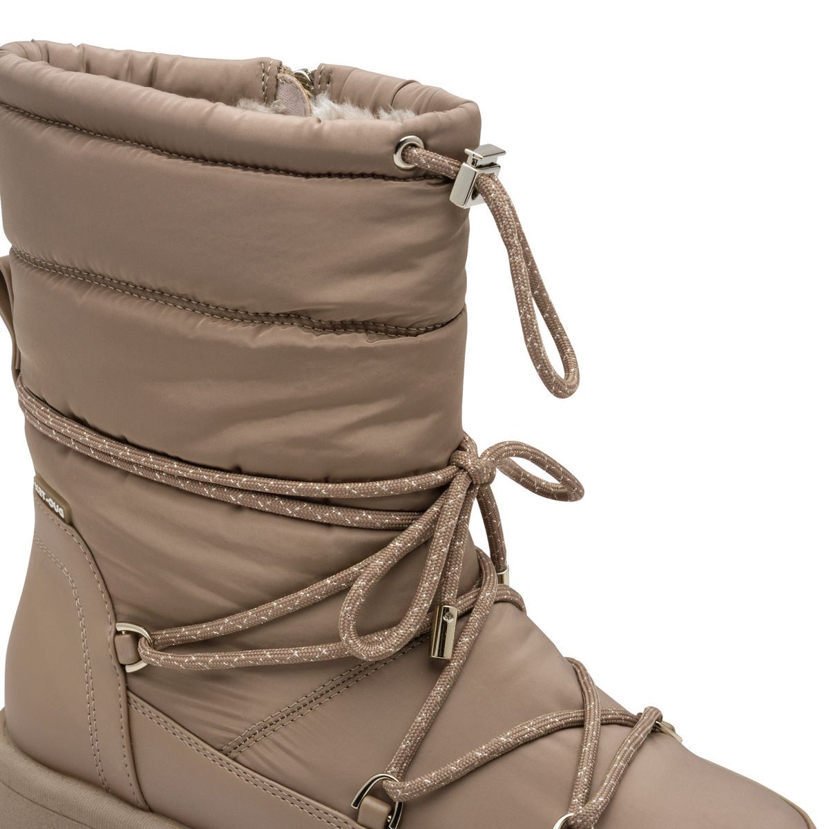 Bottine fourée marron taupe, TAMARIS