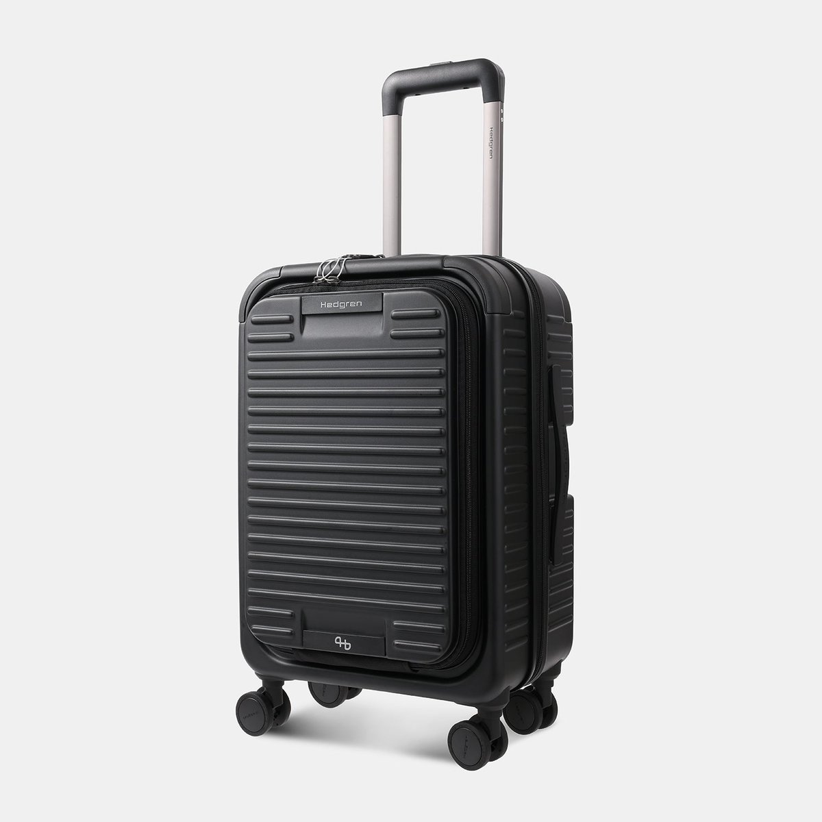 Valise cabine IATA 4 roues avec poche avant black, HEDGREN